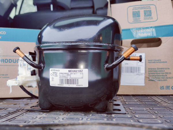 Компрессор NEU6210Z R134a 1239Вт MBP, HBP Embraco Aspera код 268HA51M1AJ Словакия