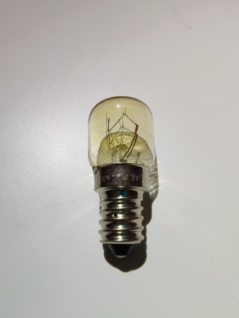 Лампа для печей Е14-220 V-25W код 12000060475 выдерживает 300*градусов