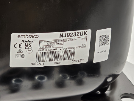 Компрессор NJ 9232GK R404 Embraco 1908Вт MBP, HBP код 943GA1104AF