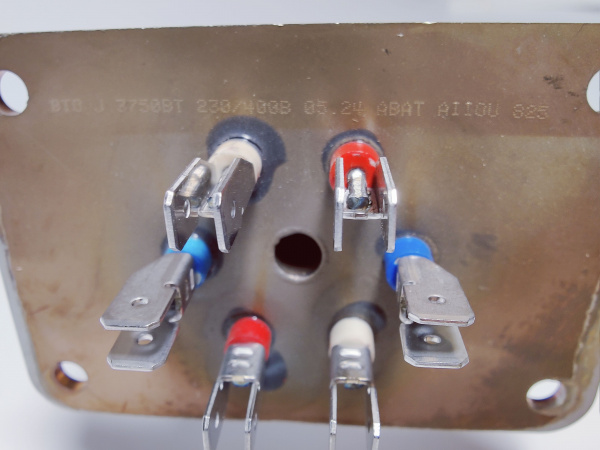 ТЭН (блок) J 230В/400В 3750Вт для электроварки Абат выпуск с 2020г. код 12000073089