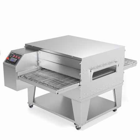 Конвейерная печь для пиццы ПЭК-800/2 с дверцей 