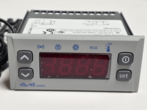 Контроллер eliwell EW961 -HS датчик-1шт Италия Серый