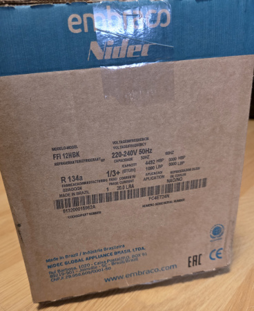 Компрессор FFI 12HBK R134a Embraco 319Вт широкодиапазонный LBP MBP HBP