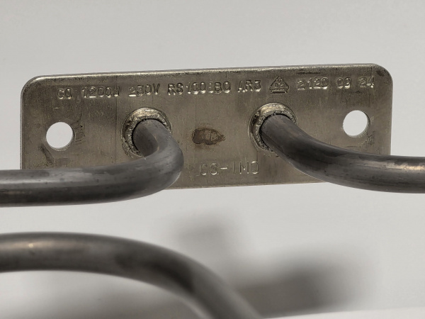 Тэн KRS1008A Unox 1.2 кВт для шкафа расстоечного