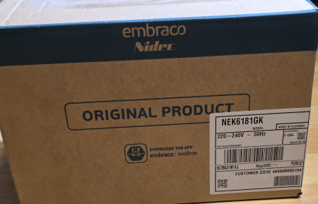 Компрессор NEK 6181 GK R404a 1094Вт MBP Embraco Aspera код 957MA51M1AJ (NEK6181GK)