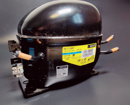 Компрессор NL7.3MF (R134A) MBP Среднетемпературный (Secop) код 105G6772