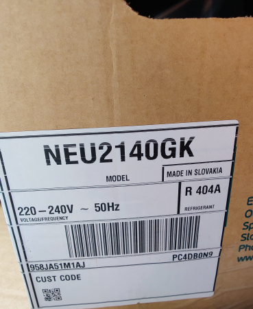 Компрессор NEU2140GK R404A Embraco Aspera 486Вт код 958JA51M1AJ