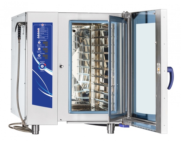 Пароконвектомат ПКА 10-1/1ПМ2 (лицо нерж.) 