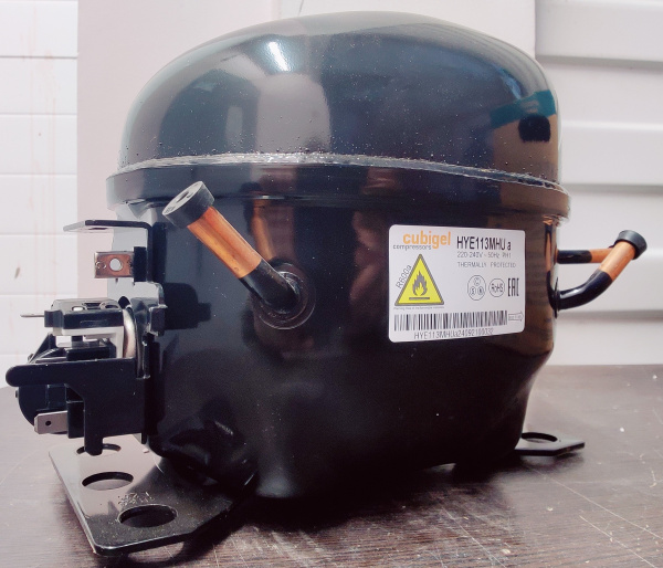 Компрессор HYE113MHUa R600a 196вт CUBIGEL