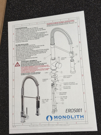 Смеситель Monolith EROS001 Italy