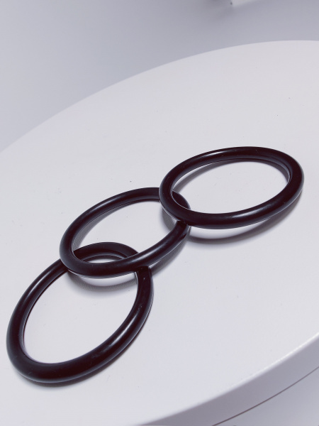 Кольцо резиновое к крану сливному Абат (комплект 3шт) для крана 1/2 дюйма код 120000019887