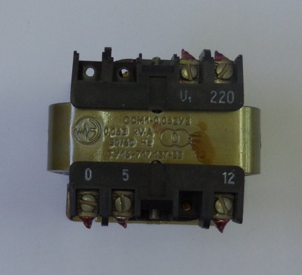 Трансформатор ОСМ 1-0,063 220/12