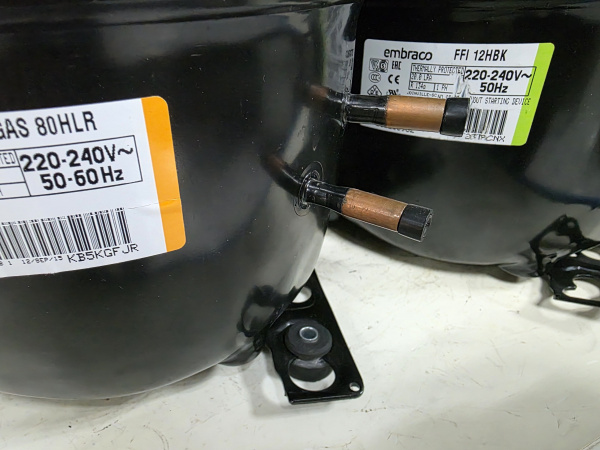 Компрессор EGAS 80HLR Embraco 194Вт R134a, LBP